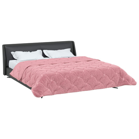 Vidaxl zomer dekbed 220 x 260 cm zomer roze ademend