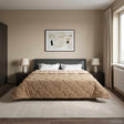 Vidaxl vol jaar dekbed 200 x 200 cm nee taupe ademend