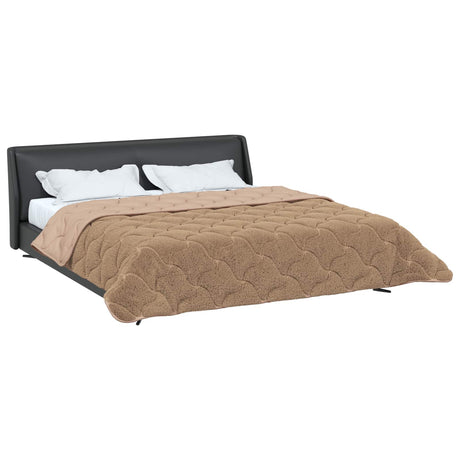 Vidaxl vol jaar dekbed 200 x 200 cm nee taupe ademend