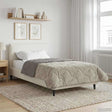 Vidaxl winter dekbed 140 x 220 cm winter lichtgrijs ademend