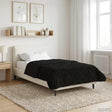 Vidaxl winter dekbed 155 x 200 cm winter zwart ademend