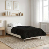 Vidaxl winter dekbed 155 x 200 cm winter zwart ademend
