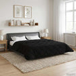 Vidaxl winter dekbed 200 x 220 cm winter zwart ademend