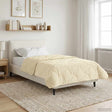 Vidaxl winter dekbed 135 x 200 cm winter crème ademend