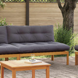 Vidaxl midden sofaset natuurlijk en donkergrijs acaciahout