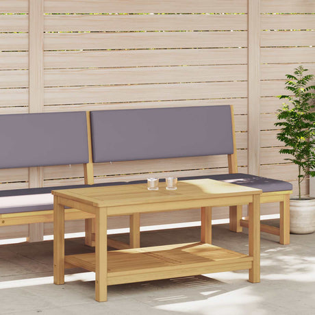 Vidaxl bijzettafel olie naturel 90 x 50 x 45 cm massief acaciahout