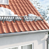Vidaxl sneeuwbeveiligingsteun 6 st antraciet 29,5 x 3 x 34,5 cm staal