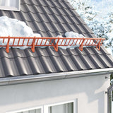 Vidaxl sneeuwbeveiligingsteun rood 29,5 x 3 x 34,5 cm staal