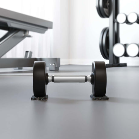 Vidaxl rubbergranulaatrol zwart 500 x 8 x 1 cm rubber