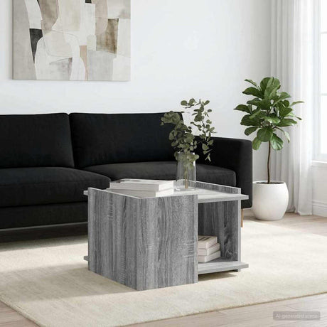 Vidaxl salontafel grijs sonoma 50,5 x 50 x 33 cm bewerkt hout