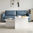 Vidaxl salontafel hoogglans wit 100 x 50 x 40 cm bewerkt hout