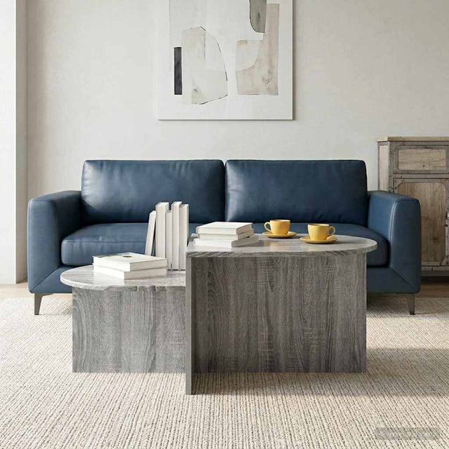 Vidaxl salontafel grijs sonoma 100 x 50 x 40 cm bewerkt hout