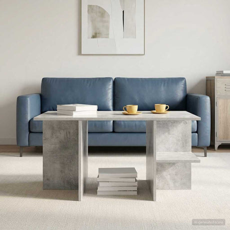 Vidaxl salontafel betongrijs 87 x 50 x 45 cm geconstrueerd hout