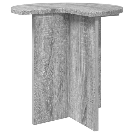 Vidaxl bijzettafel grijs sonoma ø 39 x 38 cm bewerkt hout