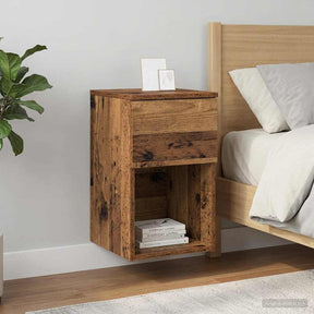 Vidaxl bed kast oud hout 29 x 31,5 x 49 cm bewerkt hout