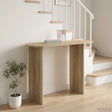 Vidaxl wandtafel sonoma eiken 100 x 39,5 x 75 cm bewerkt hout