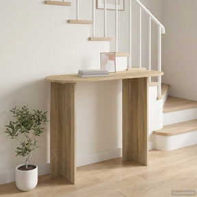 Vidaxl wandtafel sonoma eiken 100 x 39,5 x 75 cm bewerkt hout