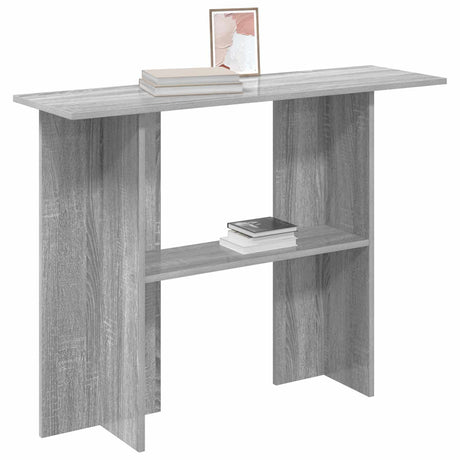 Vidaxl wandtafel grijs sonoma 100 x 30 x 75 cm bewerkt hout