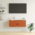 Vidaxl wandkast met plank wasbruin 80 x 30 x 30 cm massief grenenhout