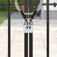 Vidaxl hangslot 6 st zilver staal