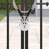 Vidaxl discusloten met sleutels 2 st zilver 6 x 2.3 x 6 cm