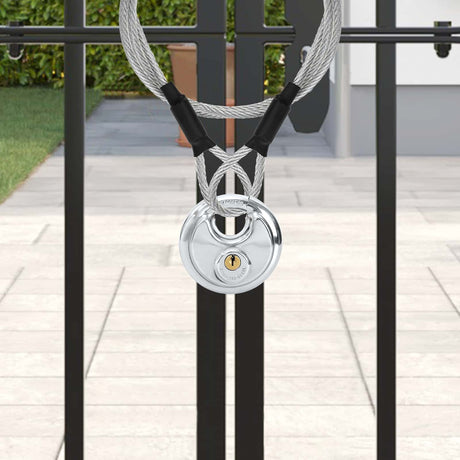 Vidaxl discusloten met sleutels 6 st zilver 9 x 2.8 x 9 cm