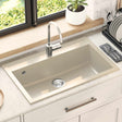 Vidaxl wasbak graniet 795 x 505 mm beige