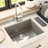 Vidaxl wasbak 80% kwarts en 20% hars 530 x 460 mm grijs