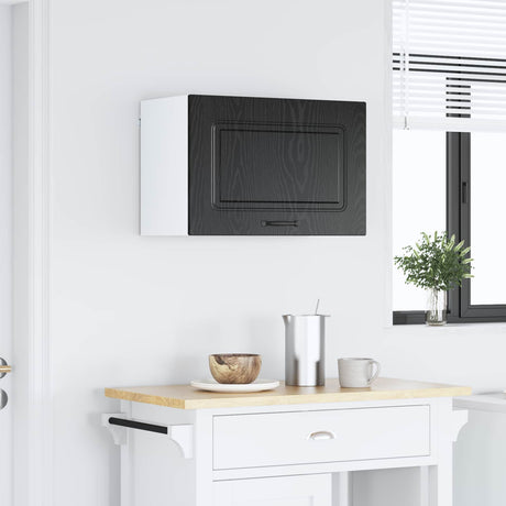 Vidaxl vaatwasserpaneel kalmar zwart eiken 60 x 31 x 40 cm