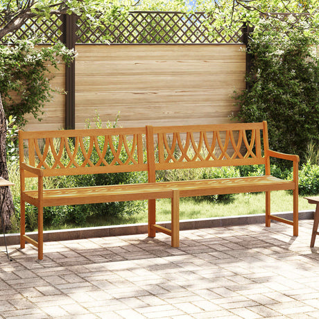 Vidaxl tuinbank 2 -zits 220 x 56 x 90 cm massief acaciahout naturel