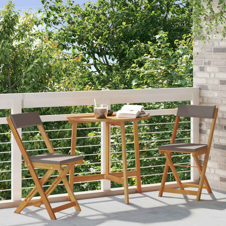Vidaxl bistrostoelen voor buiten 2 st donkergrijs massief acaciahout