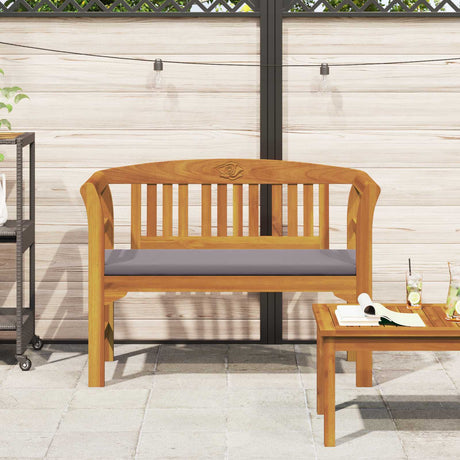 Vidaxl rozenbank 114 x 46 x 82,5 cm massief acaciahout crèmewit