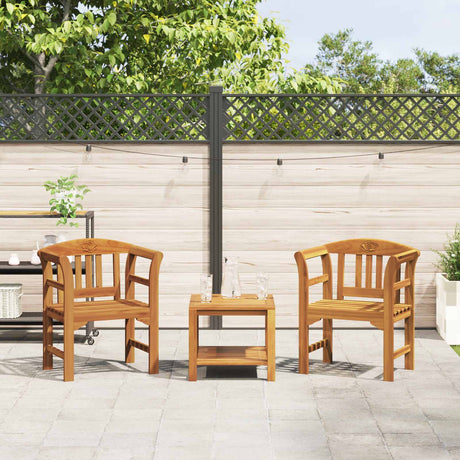 Vidaxl rozenstoel 68,5 x 46 x 82,5 cm massief acaciahout crèmewit