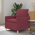 Vidaxl bank wijnrood 76 x 81 x 87,5 cm stof
