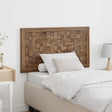 Vidaxl bed hoofdbord naturel massief teakhout