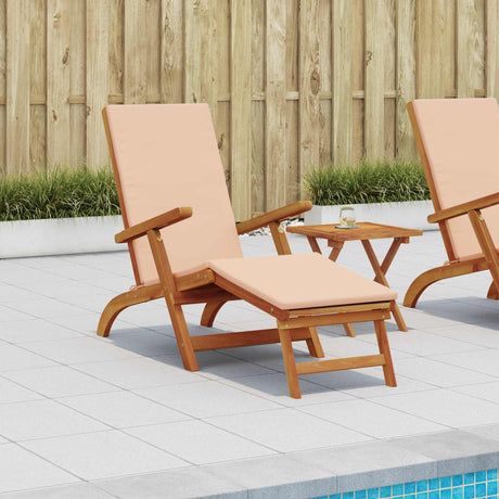 Vidaxl ligstoelkentingen en opvouwbare zonnebader 55 x 146 x 91 cm