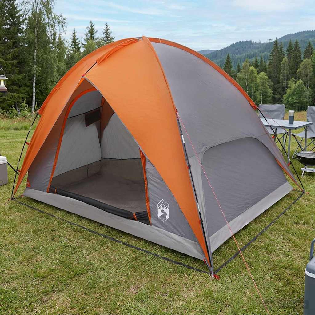 Vidaxl camping tent met regenhoes waterdicht 4-persoons