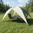 Vidaxl camping tent met regenhoes waterdicht 4-persoons groen
