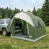 Vidaxl autotent groen 3-persoons polyester en staal