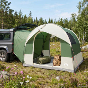 Vidaxl tailgate tent met regenfly waterdicht 4-persoons groen