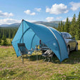 Vidaxl tailgate luifel waterdicht blauw 405 x 280 x 220 cm