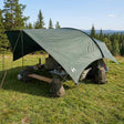 Vidaxl camping tarp waterbestendig legergroen 695 x 580 x 200 cm