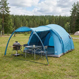 Vidaxl tunneltent blauw 6-persoons polyester en staal