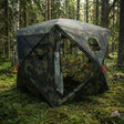 Vidaxl jacht tent camouflage 2-persoons polyester en staal