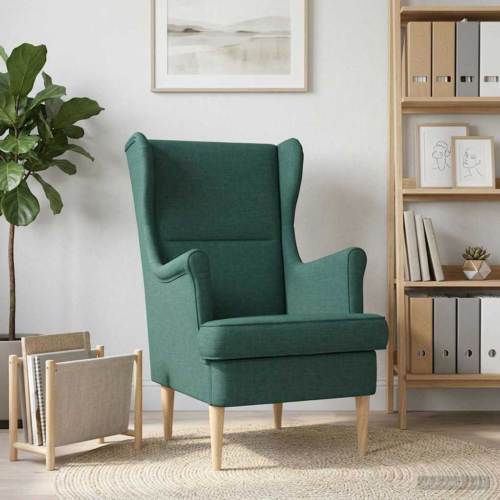 Vidaxl fauteuil donkergroen stof