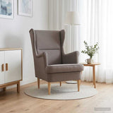 Vidaxl fauteuil taupe stof