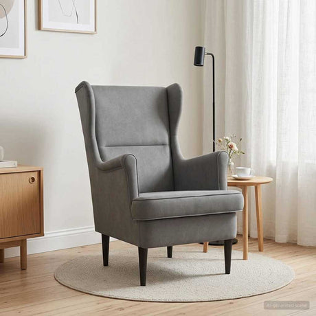 Vidaxl fauteuil donkergrijs fluweel