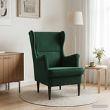 Vidaxl fauteuil donkergroen fluweel