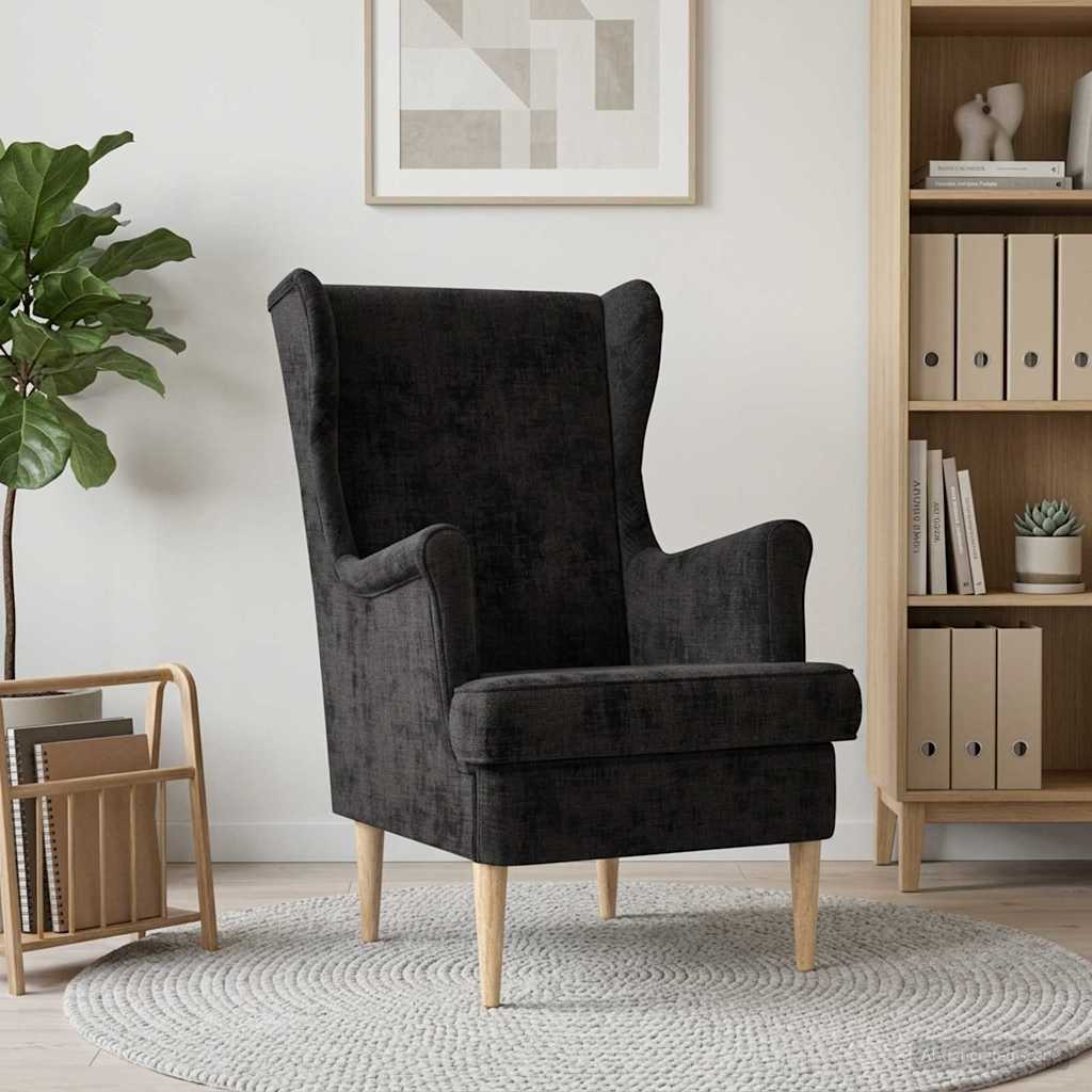 Vidaxl fauteuil zwart ares
