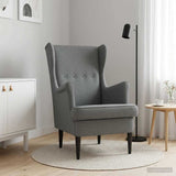 Vidaxl fauteuil donkergrijs stof